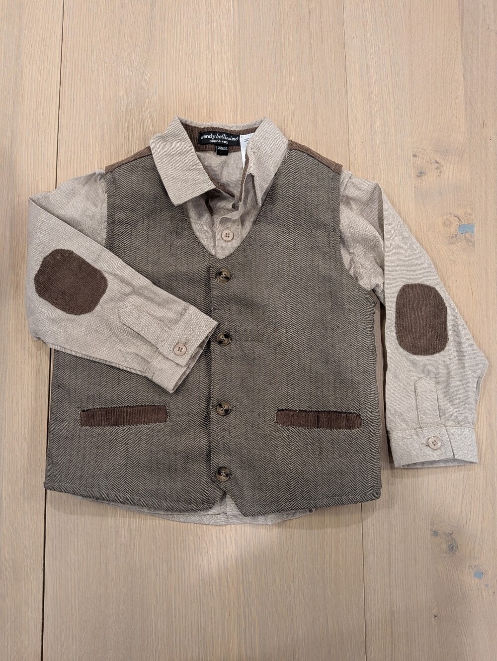 Wendy Bellissimo 24m Shirt & Tuxedo Set
